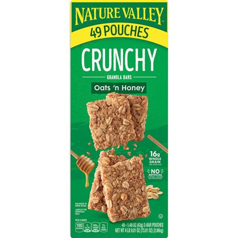 Nature Valley Oats N Honey Crunchy Granola Bars 2 Pk 49 Ct