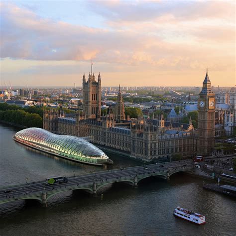 Gensler Temporary Floating Parliament On Thames Could Save Uk Millions