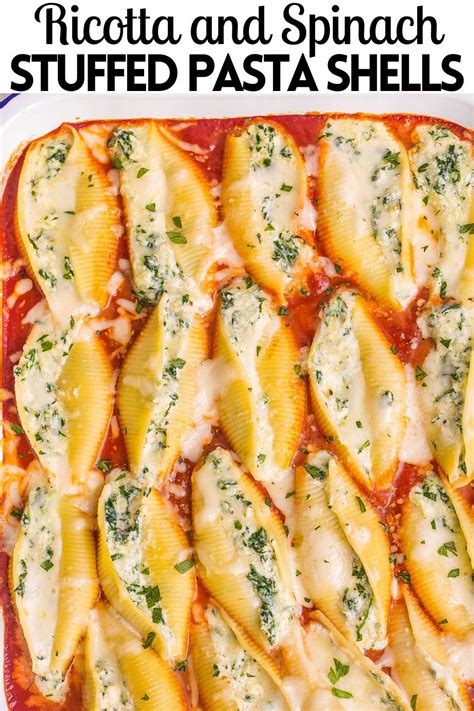 Ricotta And Spinach Stuffed Shells Artofit