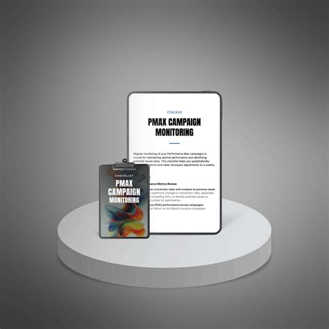 Performance Max Campaign Monitoring – Checklist – List My Stuff