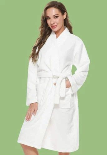 White Cotton Terry Bathrobe At Rs Piece In Mumbai