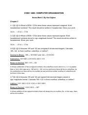 COSC 3406 COMPUTER ORGANIZATION Assignment 3 Pdf COSC 3406 COMPUTER