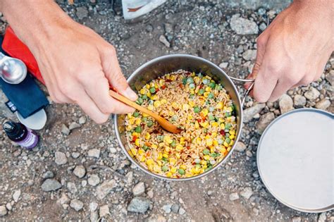 Backcountry Fried Rice Recipe Backpacking Food Recipes Camping Meals