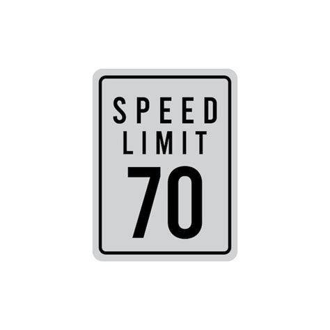 Premium Vector Speed Limit Sign Icon Vector