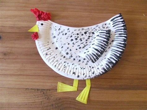 Bricolage Poule De P Ques Maternelle Tutos D Taill S Paper Plate