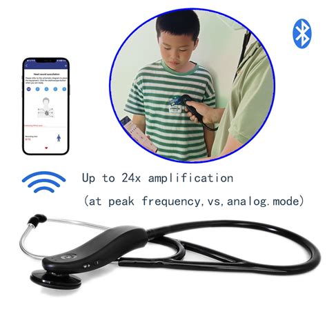 New Electronic Medical Bluetooth Digital Stethoscope Wireless ...