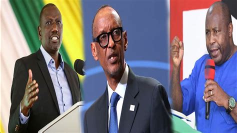 4 2 23 ÇA CHAUFFE AU BURUNDI RUTO ET NDAYISHIMIYE EXIGENT À KAGAME