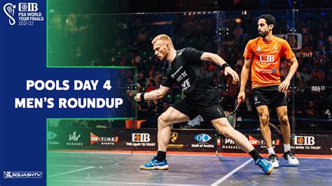 Squash Cib Psa World Tour Finals Men S Pools Day Roundup