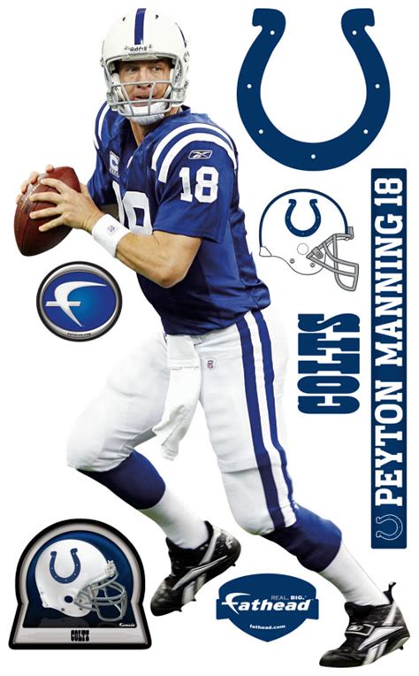 Peyton Manning Fathead Nfl Wall Graphic