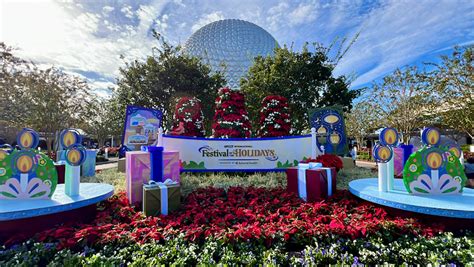 EPCOT International Festival of the Holidays 2023 Entrance Sign ...