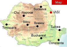 iasi Map - Romania