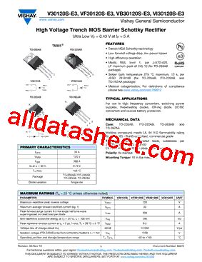 V S Datasheet Pdf Vishay Siliconix