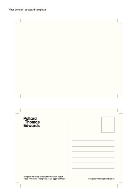 40 Great Postcard Templates And Designs Word Pdf Template Lab