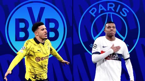 Borussia Dortmund x PSG horário e onde assistir à semifinal da