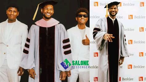 Usher Receives Honorary Doctorate In Music From Berklee College Of Music Salone Messenger