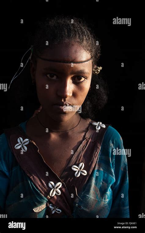 Young woman belonging to the Agaw people ( Ethiopia Stock Photo - Alamy