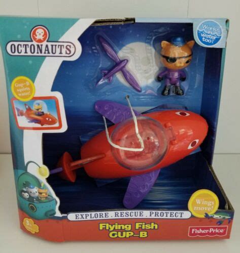 Buy Disney Octonauts Gup B Flying Fish And Kwazii Fisher Price Bath