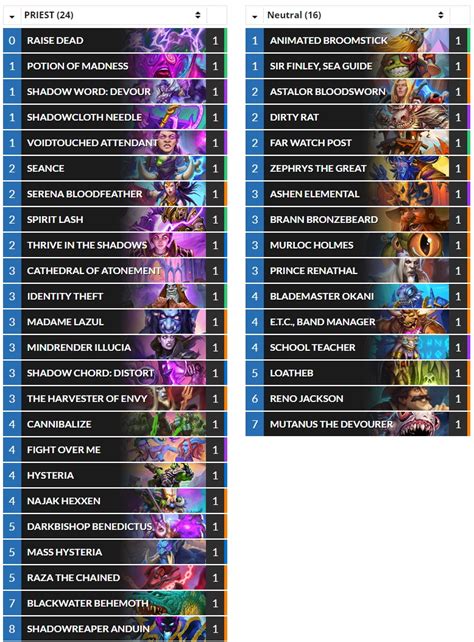 Hearthstone Top Decks On Twitter Wild LiangRen S 1 Legend XL Reno