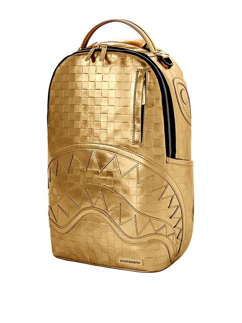 Sprayground Gold Backpack