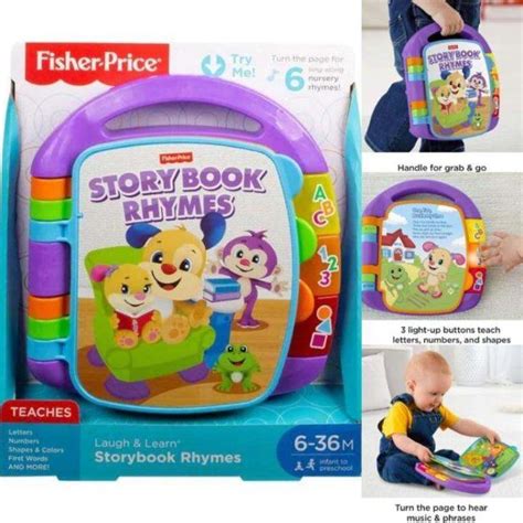 MATTEL Fisher Price Laugh And Learn Storybook Rhymes Book Lazada