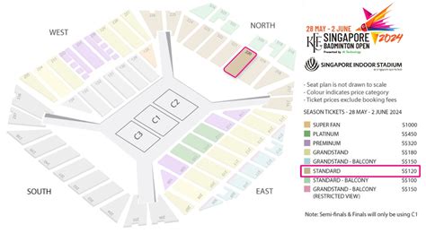 Kff Singapore Badminton Open Season Pass Standard Cat Tickets