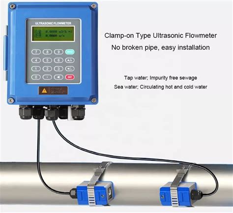 Wall Mounted Ultrasonic Flow Meter China Wall Mounted Ultrasonic Flow