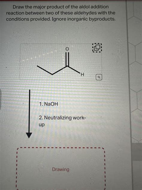 Answered Draw The Major Product Of The Aldol Bartleby