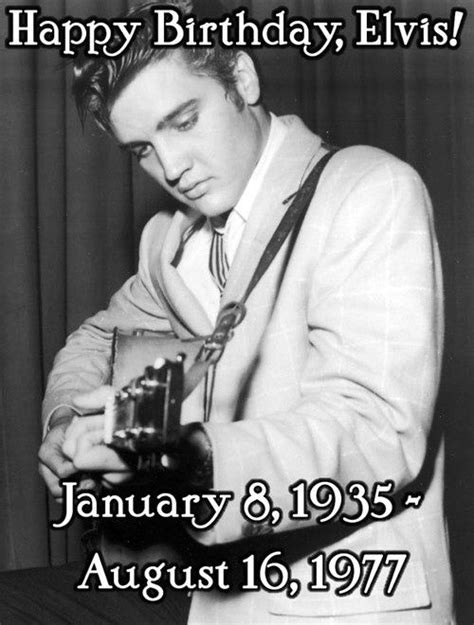 Elvishappy 80th Birthdayin Heavenplay Them Some Rock~n~roll Happy Birthday Elvis