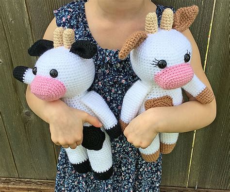 Ravelry Amigurumi Cow Pattern By Grace And Yarn