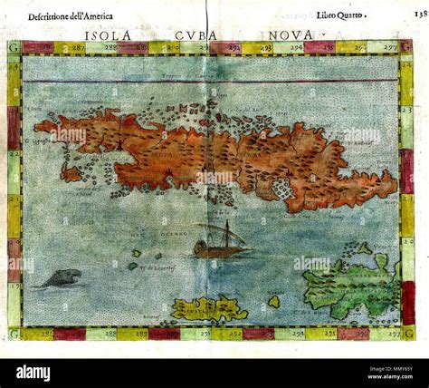 Cuba map 16th century hi-res stock photography and images - Alamy