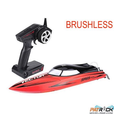 Volantex rc Vector SR65 Brushless Race Boat Rouge Prêt à naviguer Bateau