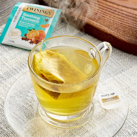 Twinings Soothe Turmeric Orange Star Anise Herbal Tea Bags Box