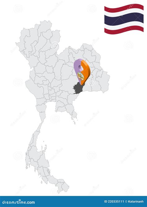 Map Of Buriram, Thailand Cartoon Vector | CartoonDealer.com #222791291