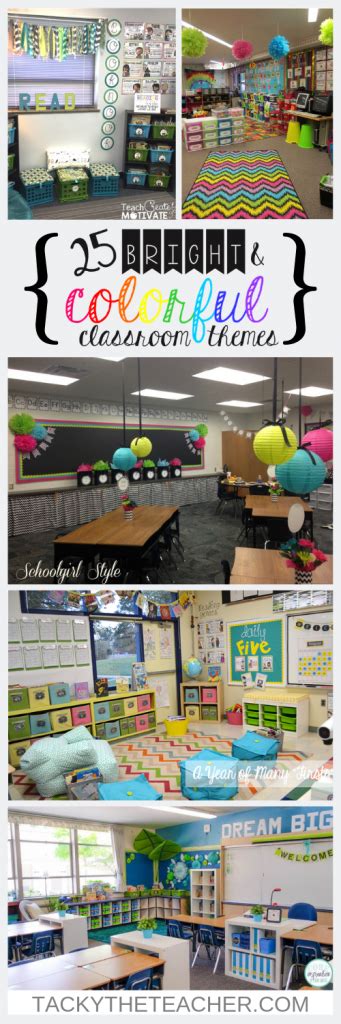 25 Bright And Colorful Classroom Themes — Tacky The Teacher