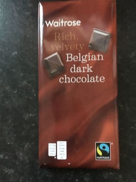 Waitrose Belgian dark chocolate - OLIO