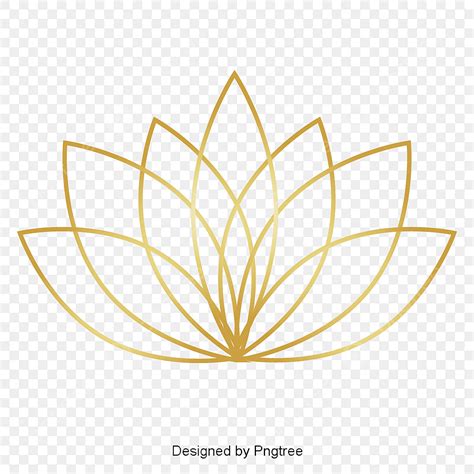 Golden Lotus Vector PNG Images, Golden Lotus Festival, Lotus Clipart ...
