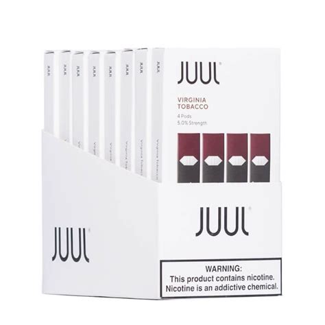 Juul Pod Virginia Tobacco Pk Nic Box Of Elf Vape Shop