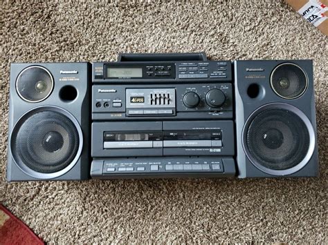 Panasonic Rx Dt Spkr Portable Boombox Radio Cd Dual