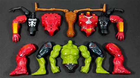 Merakit Mainan Hulk Smash Vs Hulk Buster Vs Siren Head Vs Venom Miles