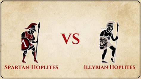 ROME II Total War Spartan Hoplites VS Illyrian Hoplites YouTube