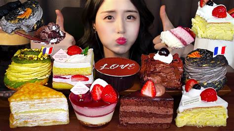 전국 5대 빵집 대전 성심당 케익 부띠끄 케이크 먹방 Asmr 🍰 디저트 초콜릿 케이크 티라미수 크레이프 쿠키슈ㅣdessert