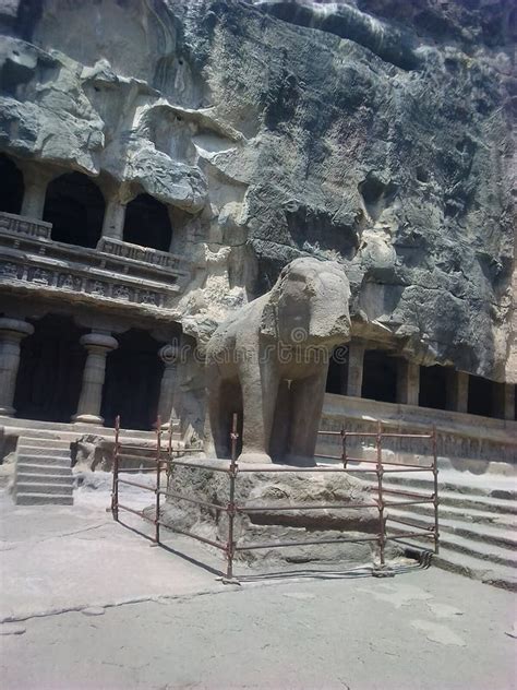 Sculpture Kailash Temple , Ellora Cave , Aurangabad , Maharashtra Stock Image - Image of india ...