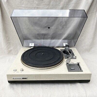 Kenwood Kd Granite Turntable Automatic Belt Drive Shure M E