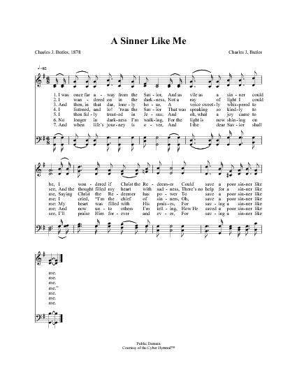 A Sinner Like Me | Hymnary.org | Hymns lyrics, Music lyrics songs, Sinner