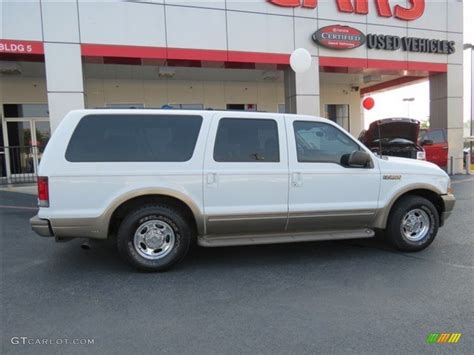 2003 Oxford White Ford Excursion Eddie Bauer 81245980 Photo 8 Car Color Galleries