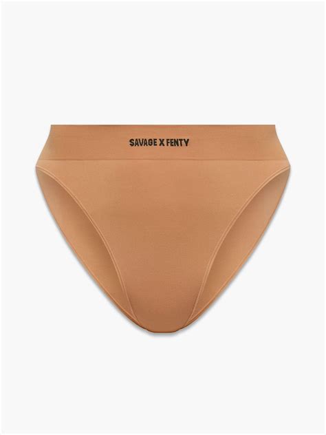 Seamless High Waist Bikini Knickers In Nude Savage X Fenty Uk United