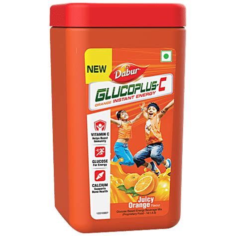 Buy Dabur Glucoplus C Instant Glucose Juicy Orange Flavour Online At