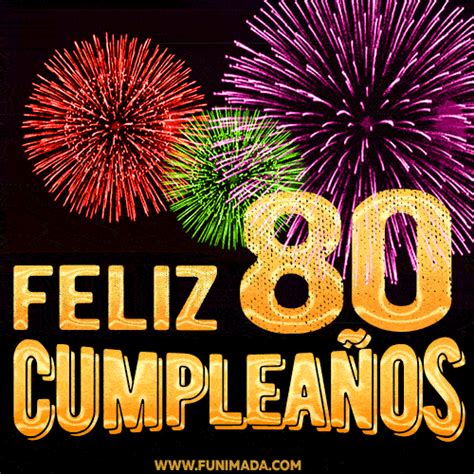 Feliz 80 Cumpleaños 