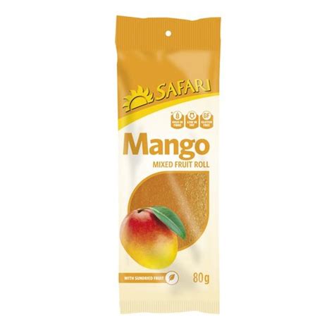 Safari Mango Fruit Roll 80g Smart Price Specials Pnp Home