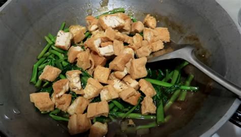 How To Make Kangkong With Tofu In Oyster Sauce Legendaryspicemn